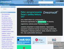 Tablet Screenshot of dreamsoft.com.pl